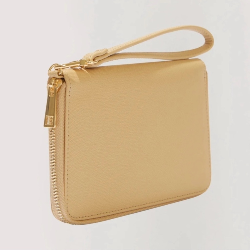 Lost + Wander Tan Wristlet Bag